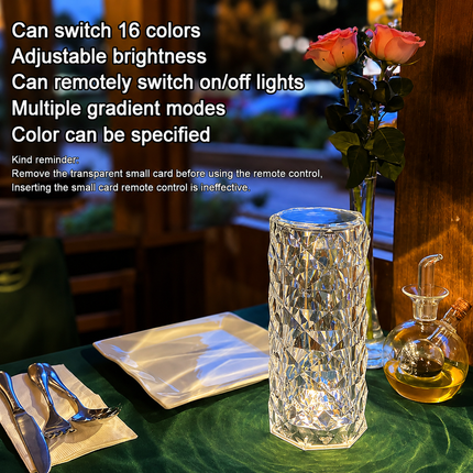 CrystalGlow Lamp