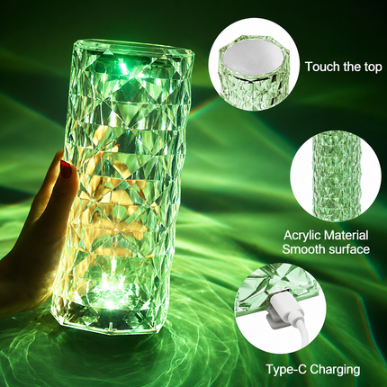 CrystalGlow Lamp