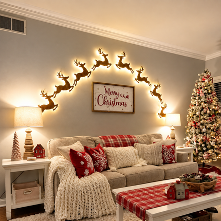 ReindeerGlow™ Press-On Lights