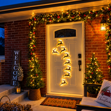 ReindeerGlow™ Press-On Lights