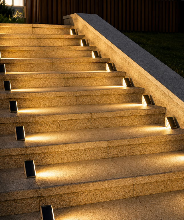 StepGlow Solar Stair Lights