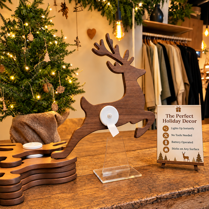 ReindeerGlow™ Press-On Lights