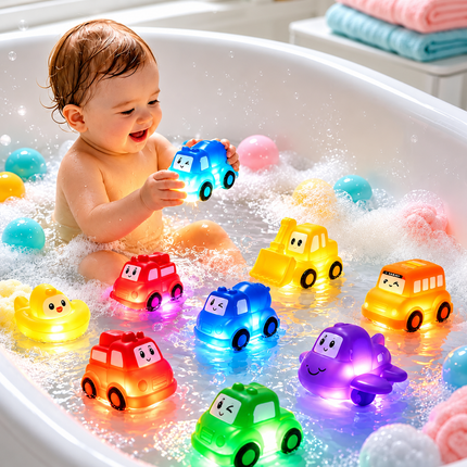 SplashGlow™ – LED Light-Up Bath Toys