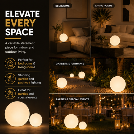 LunaGlow Garden Sphere