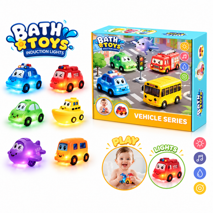 SplashGlow™ – LED Light-Up Bath Toys
